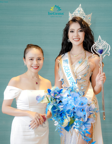 CEO Ngọc Anh - Tác giả vương miện 10 tỷ của Hoa hậu Đại dương Việt Nam 2023 là ai? 